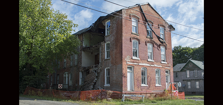 Crumbling brick home in Norwich to be torn down early next week